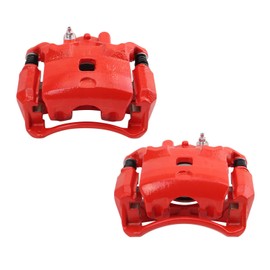 TRQ Performance Front Performance Brake Caliper Set Compatible with 07-19 Nissan Sentra