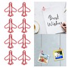 100Pcs Plane Shaped Paper Clips Cute Anti Slip Multipurpose for