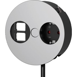 Bachmann Twist 2S Built-In Socket, Stainless Steel Look