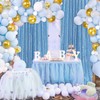 Baby Blue Sequin Backdrop Curtains 2 Pieces 2ftx8ft Glitter Baby