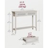 VASAGLE Console Table, Sofa Table, Narrow Entryway Table, Entry Table