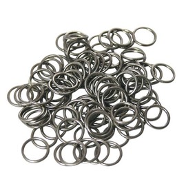 Home Sewing Depot Nickel Shade Rings, 3/8 Inch Diameter 50 Pk