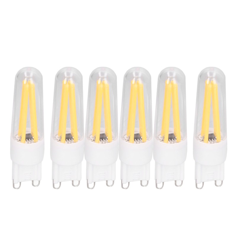 10Pcs G9 LED Bulb 3W 200LM Long Filament Bulbs for