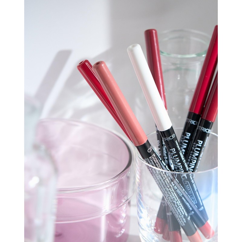 Catrice Plumping Lip Liner, Lip Pencil, Mask-proof, Smudge-proof, with Sharpener,