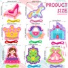 Zonon 8 Pieces Kids Lacing Cards Sewing Cards in 8