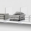 Aolloa 8 PCS Shelf Dividers for Closet Organization Acrylic Clear