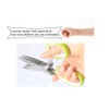 seaNpem Herb Scissors Set with 5 Stainless Steel Blades, Multipurpose