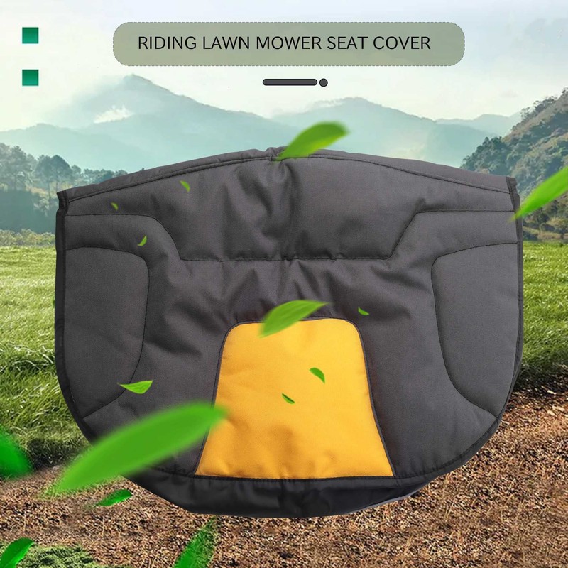 XIAOJUN Universal Mower Seat Cover Padded Comfort Pad Storage for