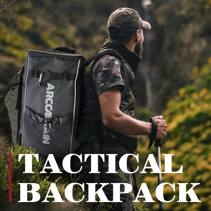 ARCCAPTAIN Welding Tools Backpack, Large Capacity Tactical Welding Helmet Tool