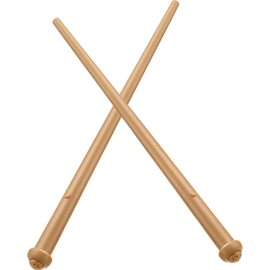 Weewooday 2 Piece Light up Wand Magic Princess Wands Light Sound Toy Cosplay Props for Kids (Yellow)