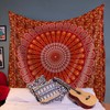 FENDROM Popular Handicrafts Indian hippie Bohemian Psychedelic Peacock Mandala Wall