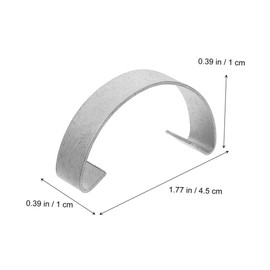 VILLFUL Chicken Cage Door Piece Anti-Slip Metal Hook Latch for Coop Lock Black 30/Pack