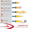 Poppstar Banana plug, for cables up to 4 sq mm