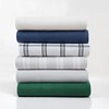 TRULY SOFT Solid Flannel Green Cotton 4-Piece Full Sheet Set,