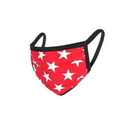 ITSO Washable Reusable Cotton Face Mask Pack of 3 Print STAR RUBYIVORY