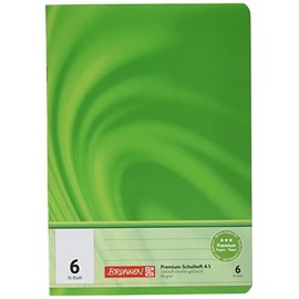 Brunnen Vivendi 104570602 Exercise Book A5 (16 Sheets, Blank, with Lined Sheet)