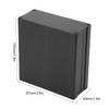 Matte Black Aluminum Instrument Case 40x97x100mm for Printed Circuit Board