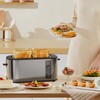 Anfilank Toaster 4 Slice with Countdown Timer, Extra Wide Slots