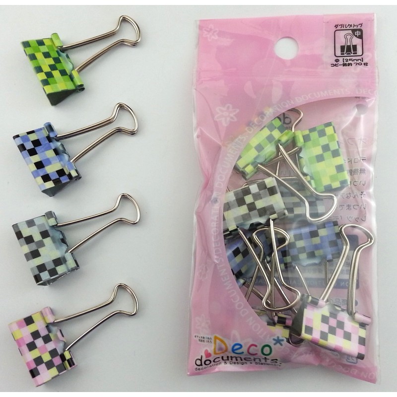 Sancake Com Double Clip Deco Documents Mosaic Cube Medium DDB-MC2P