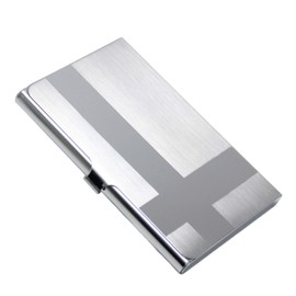 Samcos Business Card Holder, Card Case, Stainless Steel, Does Not Break Business Cards, Easy To Take Out, Luxury Business Card Holder, For Business, Portable, Unisex, (C)