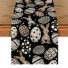 Artoid Mode Black Rabbit Easter Eggs Easter Table Runner Spring