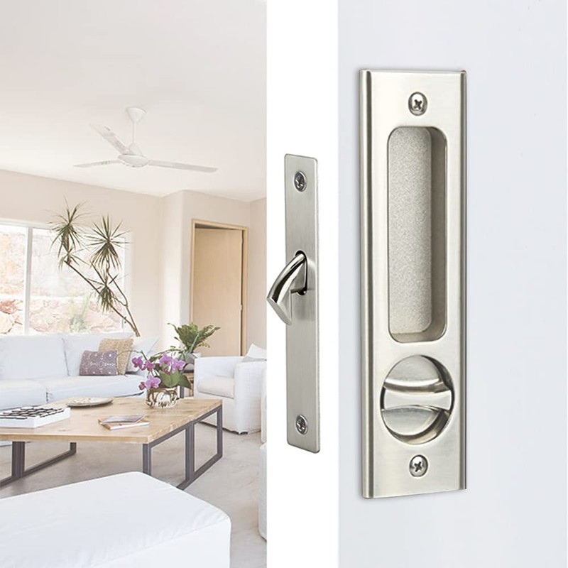 HOCONNIE Handle for Door Lock Door Handle Sets Pocket Door