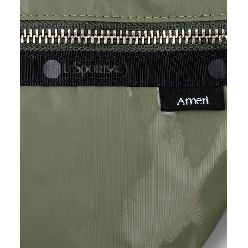 LeSportsac 1615 Shoulder Bag DX Belt Bag W/CHRM, Khaki Shine