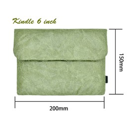 Vintage/Retro Style Tyvek Paper Tablet Sleeve Case, Bag, Pouch for Kindle 6 inch, Kindle Oasis 7 inch Sleeve Case, Water Repellent, Scrapbooking Stickers Organizer