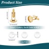 UNICRAFTALE 3 Colors 12 Sets 12mm Blank Dome Cufflinks Making