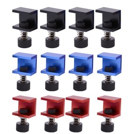 Makerzone Ender-3 Glass Bed Clips, 12pcs 3D Printer Bed Clips for Creality Ender 3 Pro/Max/ S1/ V2/Ender 3 Neo, Ender-5, CR-10, CR-20 PRO 3D Printers, Strong and Flexible