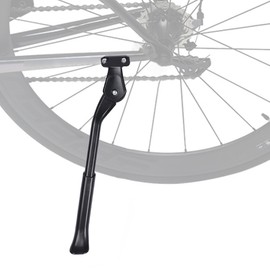 Bike Kickstand Alloy Adjustable Height Rear Side Kick Stand Bike Side Support for 22 24 26 Inch Mountain Bike Road Bike