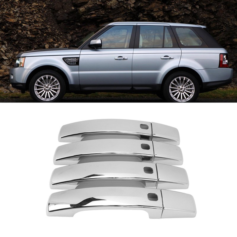 Exterior Door Handle Cover Chrome Plated Outside Door Handle Decor