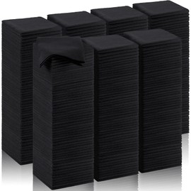 200 Pcs Microfiber Cleaning Cloth 16x16 Inch Microfiber Towels for Car Ultra Absorbent Cleaning Rags Reusable Lint Free Streak Free Detailing Towel for Car Washing Drying Dusting (Black)