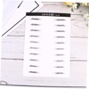 WOONEKY Men's Eyebrow Makeup Tool 20 Pairs Waterproof Stickers Realistic