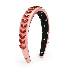 Lele Sadoughi Women's Alice Wreath Headband, Pink Lemonade, One Size