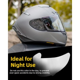 Soman CWR-1 Visor Replacements, RF-1200 Tinted Helmet Visor Shield Compatible with RF-1200 CWR-1 X14 Z7 RF-SR X-Spirit UV Protection (Transparent)