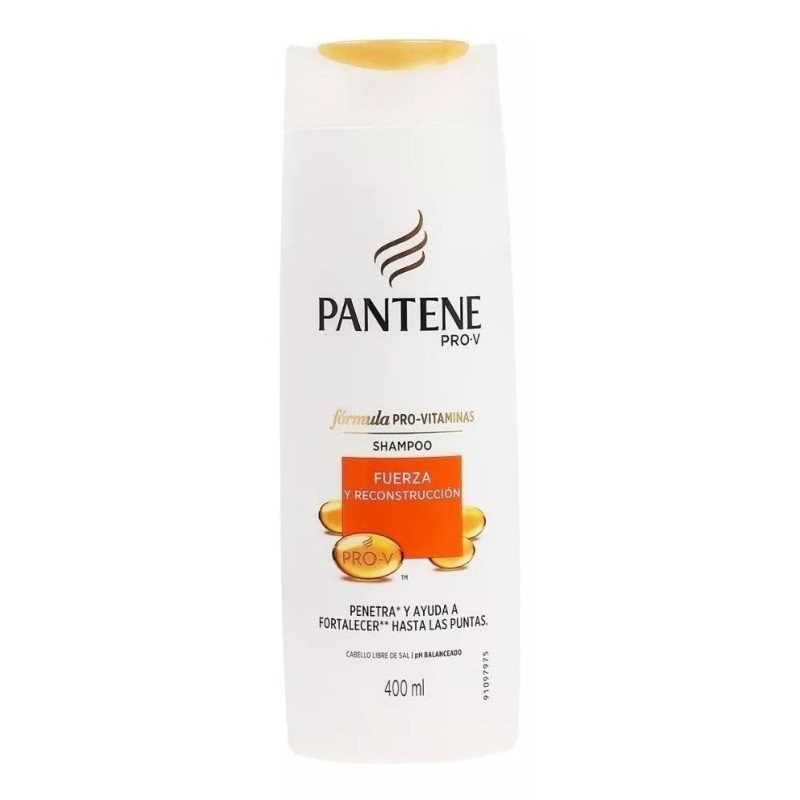 Pantene Shampoo Pantene Fuerza Reconstructiva 400ml