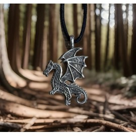 Majestic Celtic Dragon Pendant Wiccan Pagan Celtic Visions