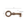 Furniture Key Antique Style Furniture Burnished Replacement Key Blank Patina