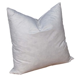 Pillowflex 95% Feather by 5% Down Pillow Form Insert Stuffers for Throw sham Covers and Cushions (Set of 2 20 Inch by 20 Inch)