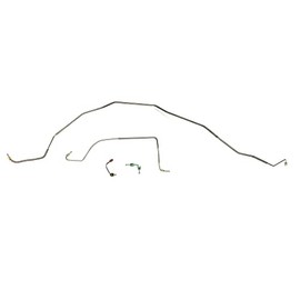 Front Brake Line Kit - Fits 65-68 Full Size Chevy Car - Stainless - The Stop Shop