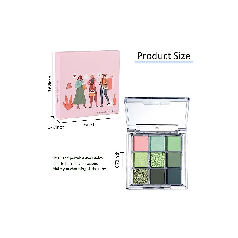 Cakaila- Multicolor La Paleta de Sombras de Ojos Tiene