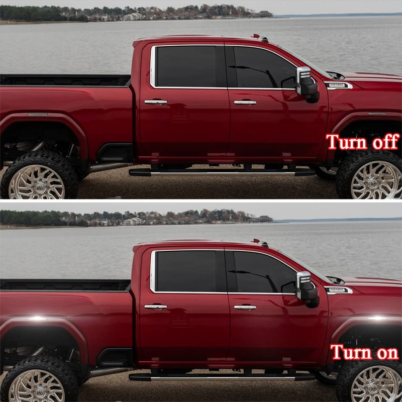 NJSBYL LED Side Marker Lights Assembly for 2020 2021 2022