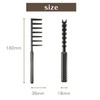 VESS Mesh Comb for Men, Coarse, Pomade, Barber Style, Made