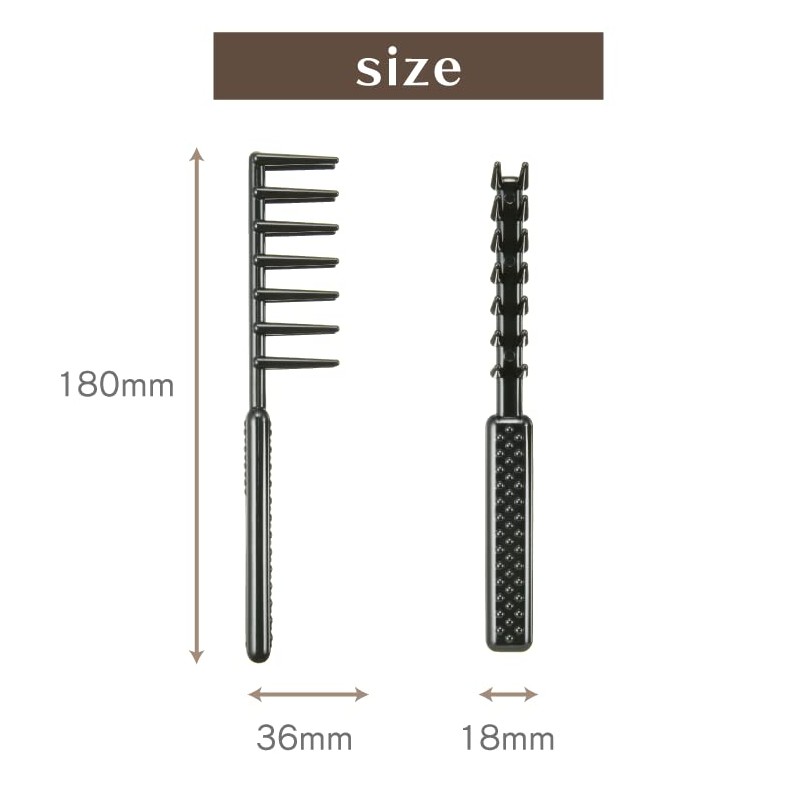 VESS Mesh Comb for Men, Coarse, Pomade, Barber Style, Made