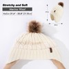 Comhats - Gorro de punto peruano de invierno para mujer,