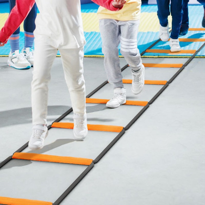 Agility Ladder Spring Steel Exercise Sensitivity Improve Coordination Speed Training