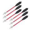 6Pcs Crossbow Arrows Double Screw Fixing Aluminum Alloy Shooting Bow