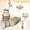 Riakrum 10 Pcs Shades for Chandeliers European Small Lamp Shade