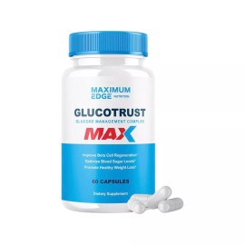 Glucotrust Max, Glucose Management, Gluco Trust Supplement (60 Capsules)